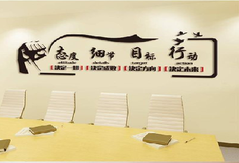 吉安企业文化墙主要展示什么？