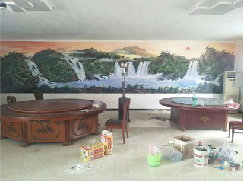 吉安墙绘-写实风景