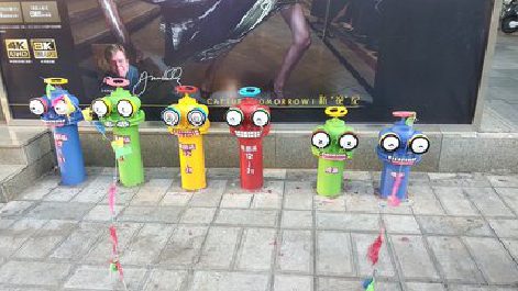 吉安商业区彩绘