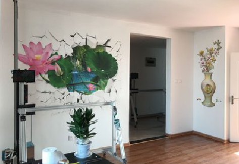 吉安墙体彩绘相比墙纸的优势。