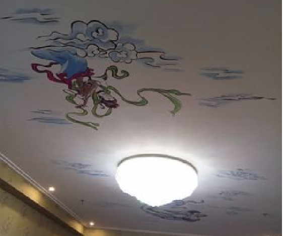 吉安如何快速绘制天花板上的手绘墙？