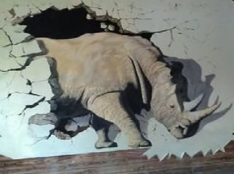 吉安在墙绘中，如何绘制3D效果？