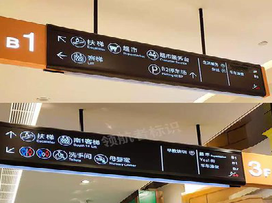 吉安如何通过商场标识牌引导客流分布？